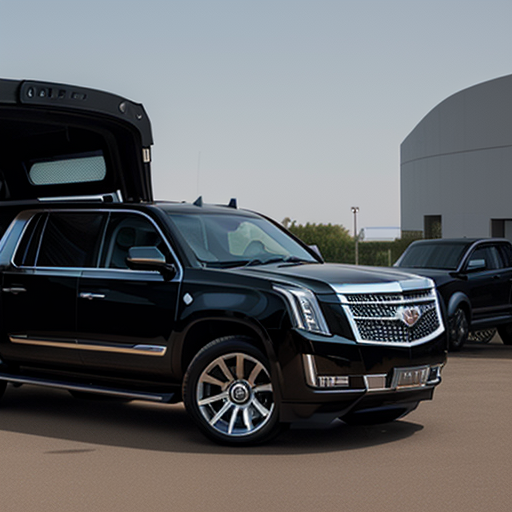 black cadillac escalade